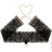     Rosy Gold - Lace Cuffs and Collar - Black (SX1196)