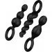   Satisfyer Plugs Black (Set Of 3) (SO2323)
