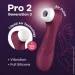     Satisfyer Pro 2 Generation 3 with Liquid Air Wine Red (SO7772)