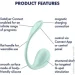   Satisfyer Smooth Petal Connect App Mint (SX0666)