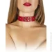 Slash  Leather Restraints Collar, Red (51420280164-07)