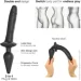   Strap-On-Me     21 SWITCH PLUG-IN REALISTIC DILDO Black L,  4,5/3,4  (SO6828-02)