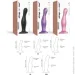 Strap-On-Me    Dildo Plug Curvy Rose Dragee Metallic M (SO7820-02)