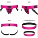  Strap-On-Me    Leatherette Harness Curious Fuchsia (SO7813-02)