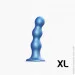     Strap-On-Me Dildo Plug Balls Blue Metallic XL (SO8997)