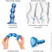     Strap-On-Me Dildo Plug Balls Blue Metallic XXL (SO8999)