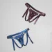     Strap-On-Me Leatherette Harness Generous - One Size - Blue (SX0673)