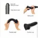   Strap-On-Me Sliding Skin Realistic Dildo Black - XXL,    (SO6259)