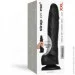  Strap-On-Me Sliding Skin Realistic Dildo Black - XXL,    (SO6259)