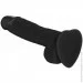   Strap-On-Me SOFT REALISTIC DILDO Black-Size L (SO4523)