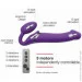     Strap-On-Me Vibrating Violet M  3,3,  ,  (SO3825)