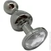Wooomy    Lollypop Double Ball Metal Plug L,  3,5 ,  10,5  (SO7421-02)