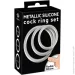   You2toys    Metallic Silicone Cock Ring Set (61325372170000-07)