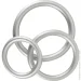   You2toys    Metallic Silicone Cock Ring Set (61325372170000-07)