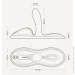 Zalo Sit-on-top -  Flora Smart Vibrating Pad Obsidian Black, 9  (SX0717-02)